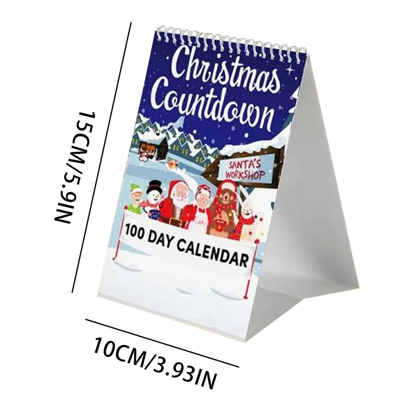 Festivo 100 Dagen Countdown Kalender – Decoratieve aftelkalender voor kerst & feestelijke sfeer