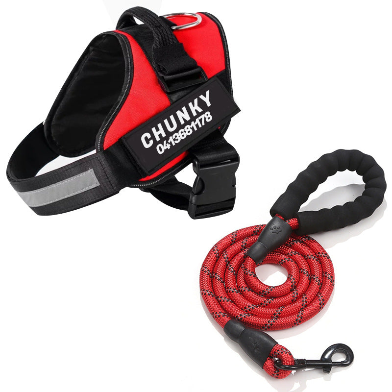 Dogura – Arnès per a gos Anti-Trek Reflectant i còmode amb nom