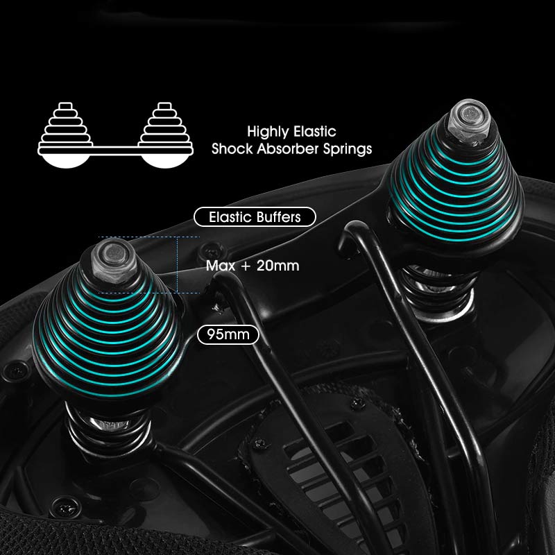 RideEase Comfort Fietszadel – Ergonomisch & Extra Breed voor Ultiem Zitcomfort