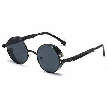 RetroLux Ronde Vintage Zonnebril – Unisex met UV400 Bescherming