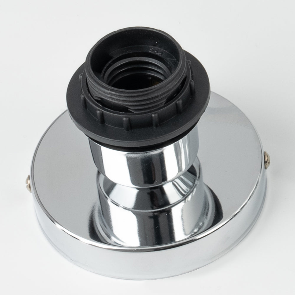 Montaro Plafondlamp – Zwarte plafondlamp met kristallen kap en messing accenten