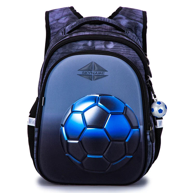 Kickaro – mochila de fútbol 3D repelente áuga e reflectante – nenos