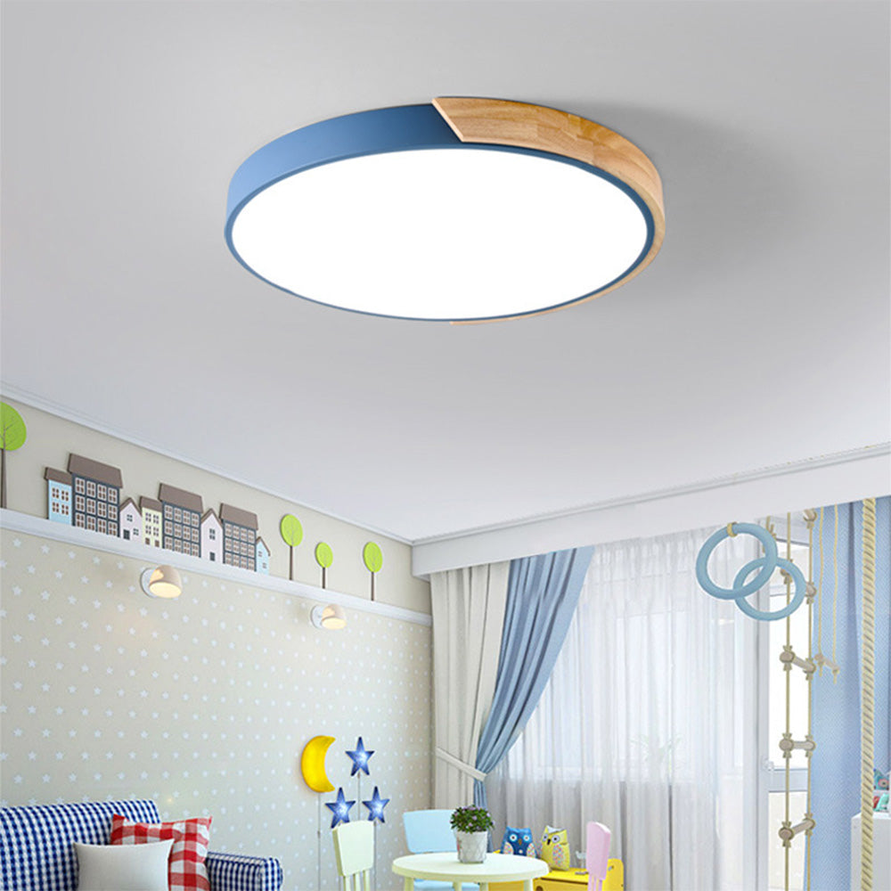Coloria Plafondlamp – Ronde LED-Verlichting met Kleurrijke Afwerking en Modern Design