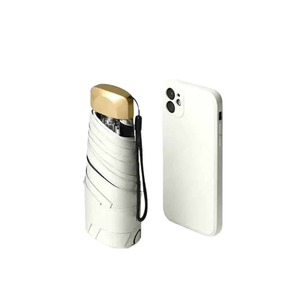 SkyShield Mini paraigua – Paraigua compacte plegable amb protecció UV i disseny resistent al vent