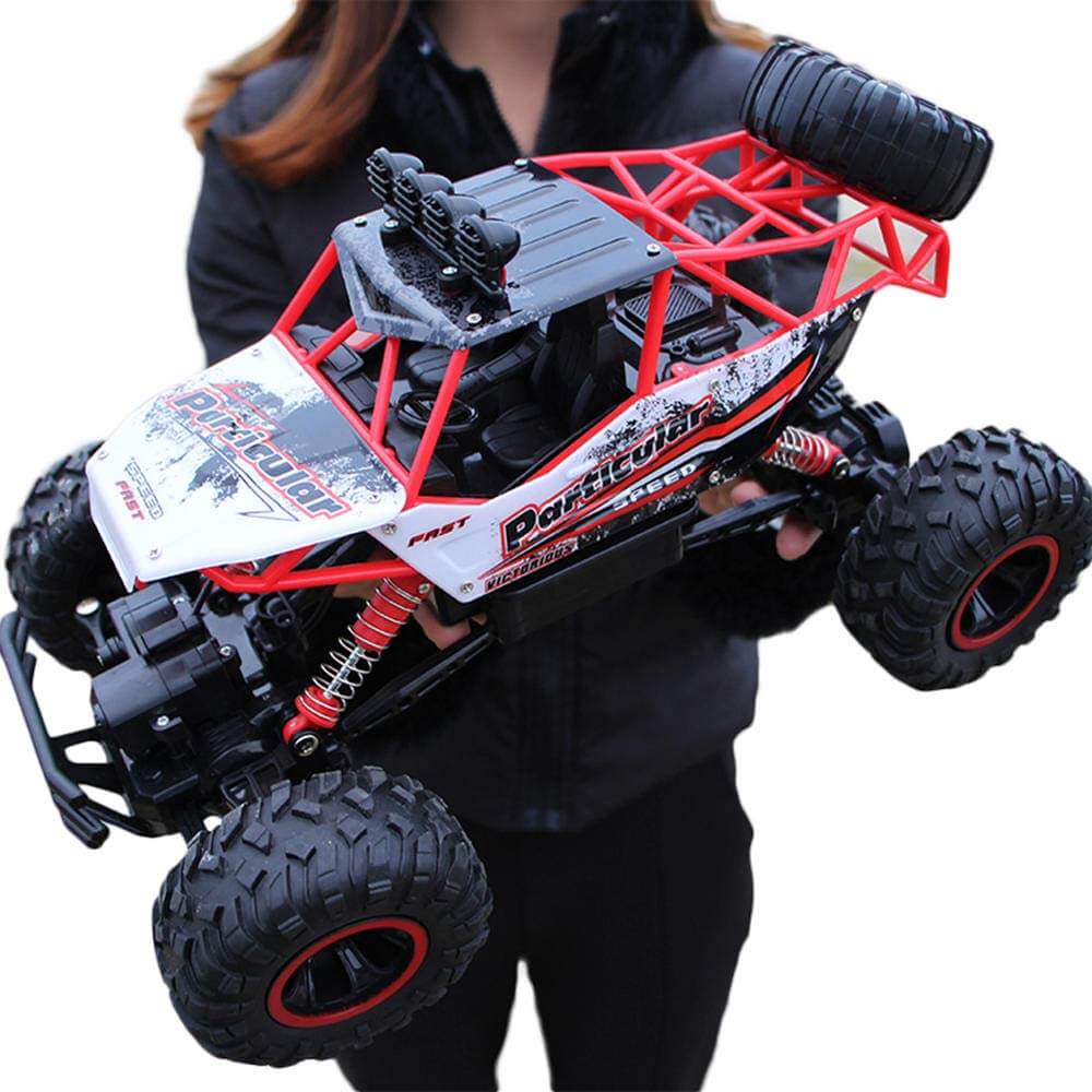 Coche RC todoterreo – Monstertruck 4WD controlado a distancia – Nenos e adultos