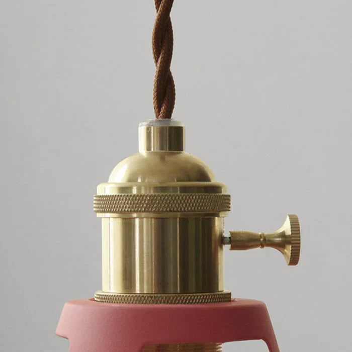 IronGlow Candeeiro de Teto – Lâmpada metálica industrial com design retro e corrente ajustável