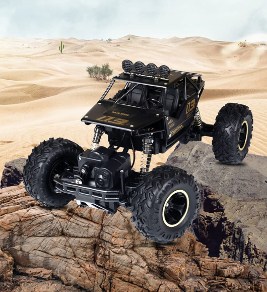 Cotxe RC Offroad 4x4 – Amortidor, 2,4 GHz, abast de 50m