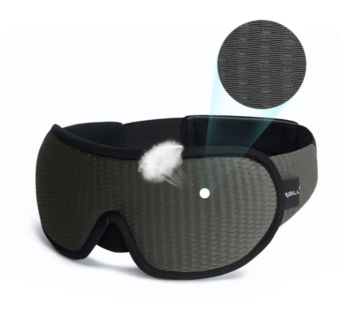 DreamEase Antifaç de son – Antifaç 3D transpirable i opac amb ajust adaptable