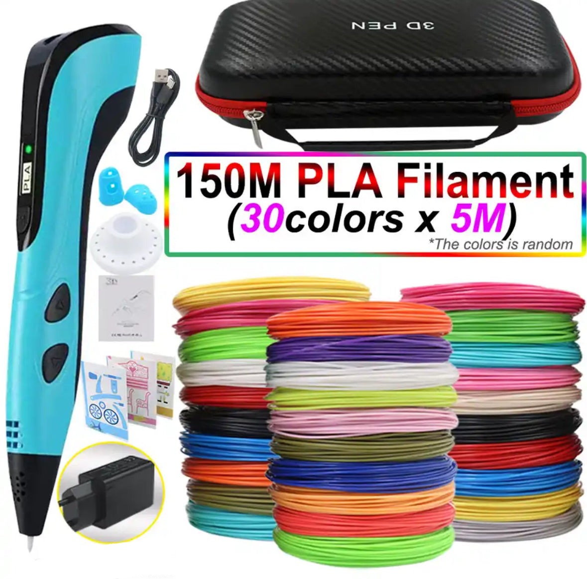 Creaso bolígrafo impresora 3D – bolígrafo fácil de usar para obras de arte creativas en 3D