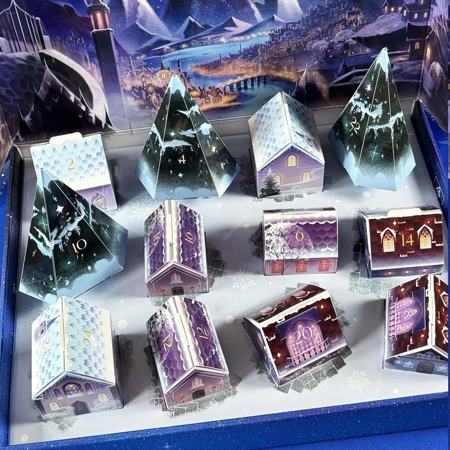 Festiva Adventskalender 2025 – 12-daagse kalender met feestelijke verrassingen & herbruikbaar design