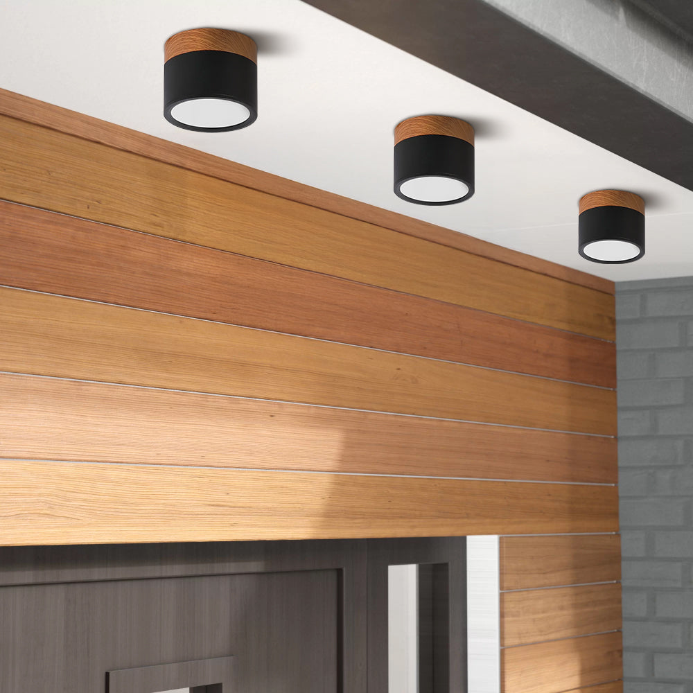Cylora Plafondlamp – Modern Cilindervormig Design van Aluminium met Energiezuinige LED-Verlichting