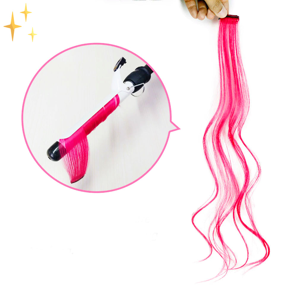 Extensions de cabell Clip-in VivaLocks – 26 fils de l'arc de Sant Martí de 50 cm