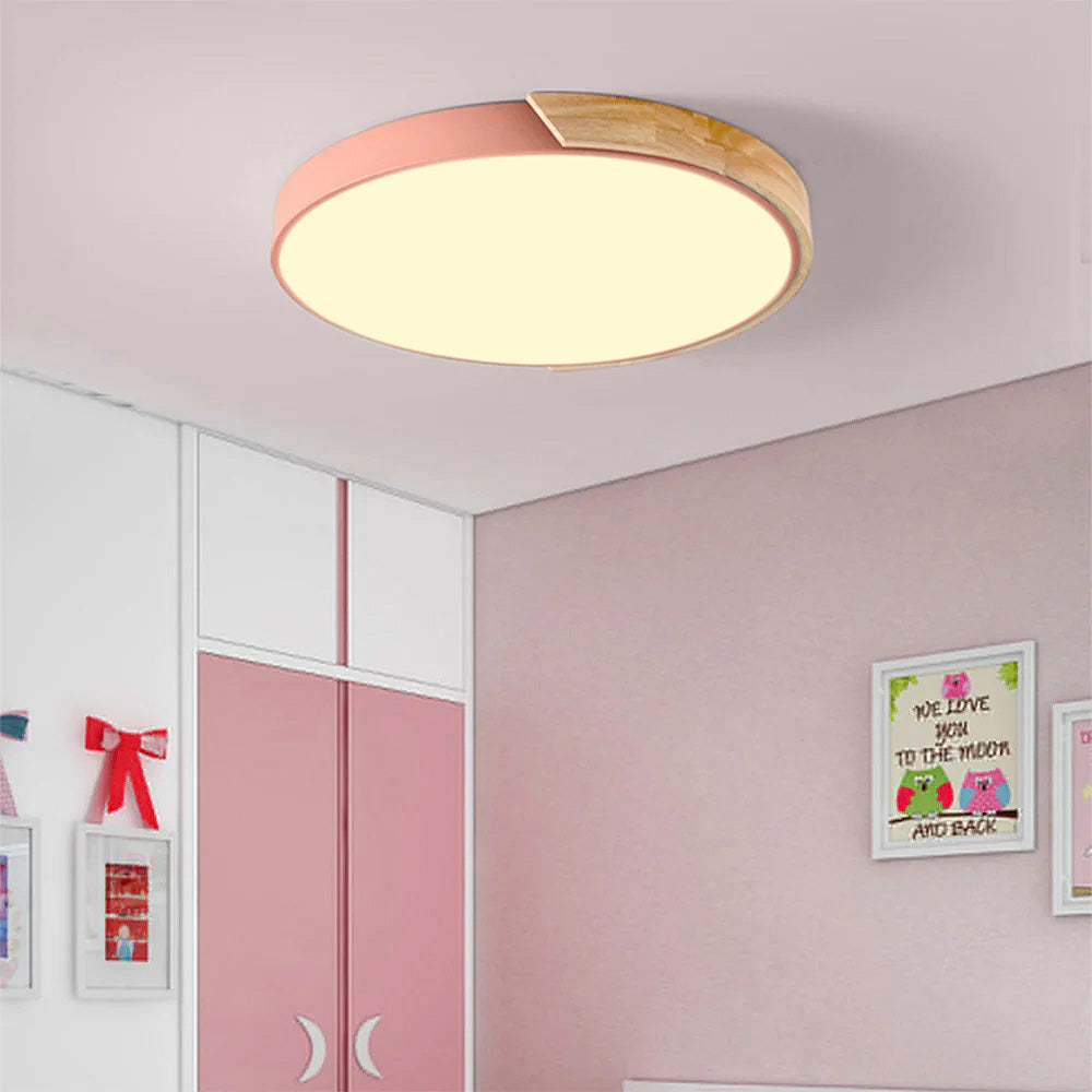 Coloria Plafondlamp – Ronde LED-Verlichting met Kleurrijke Afwerking en Modern Design