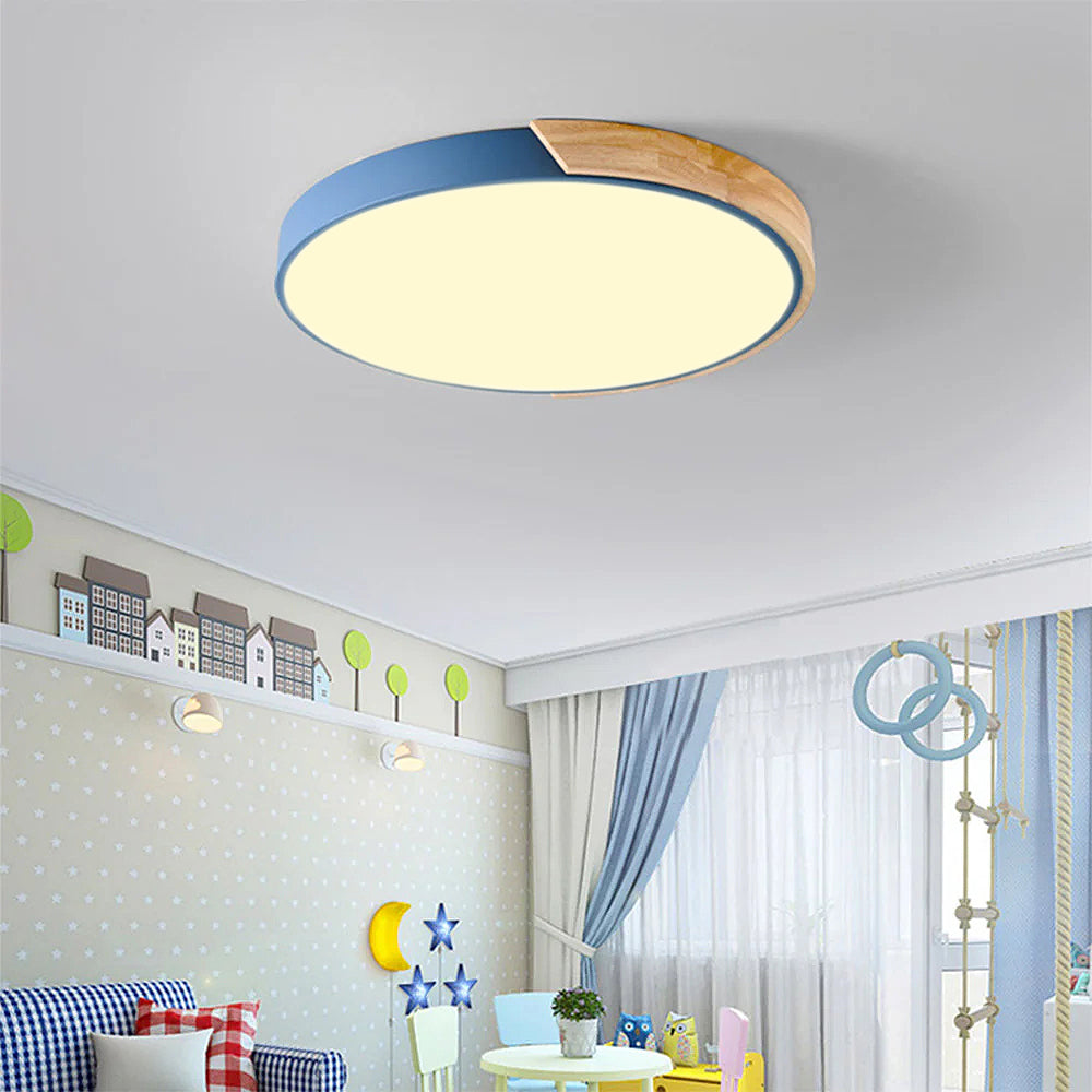 Coloria Plafondlamp – Ronde LED-Verlichting met Kleurrijke Afwerking en Modern Design