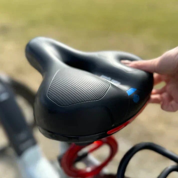Velora Cloud Comfort Pro Asento de bicicleta – Asento ergonómico de xel para andar en bicicleta sen dor