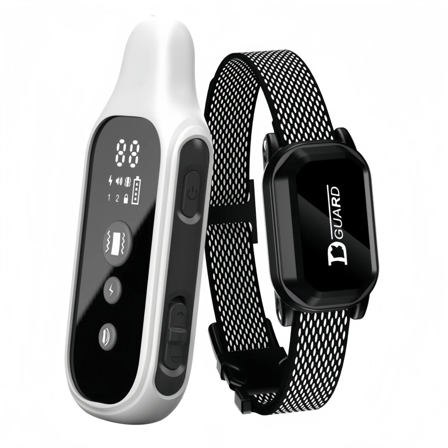 Digitale hondentrainingshalsband met afstandsbediening, waterdicht en oplaadbaar 7