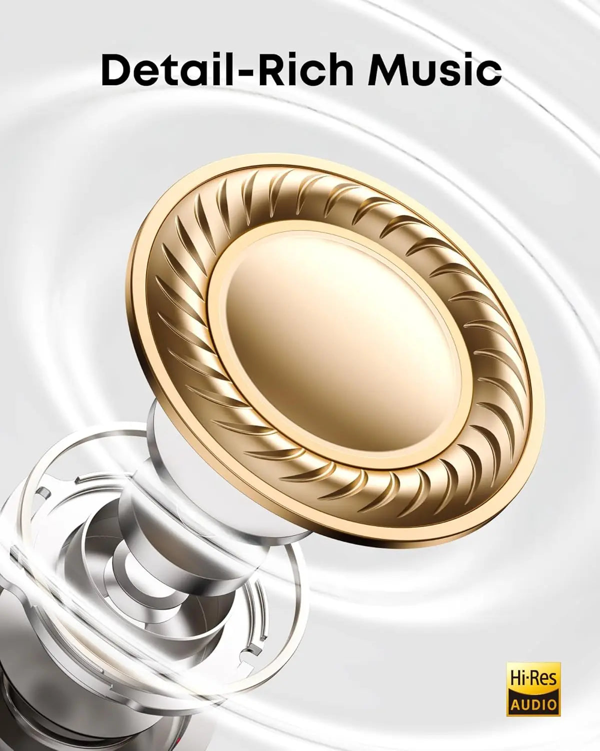 Sonicive – Auriculares sen fíos ANC 50u tempo de reprodución – música e viaxes