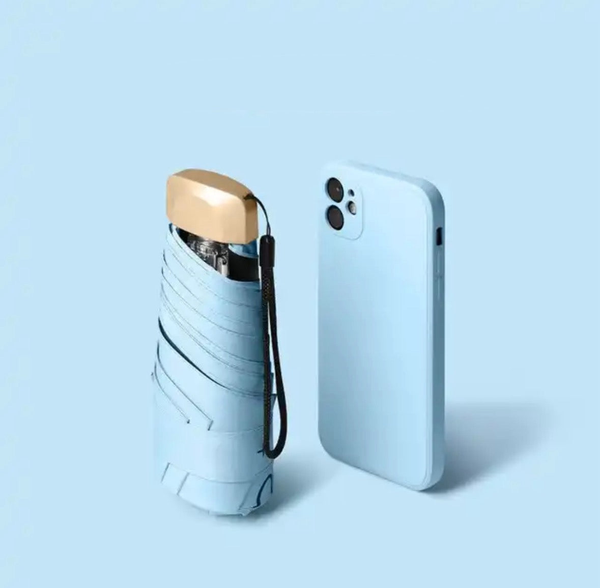 MiniKnirps Paraigua – Paraigua de viatge ultralleuger plegable amb revestiment resistent al vent i protector UV