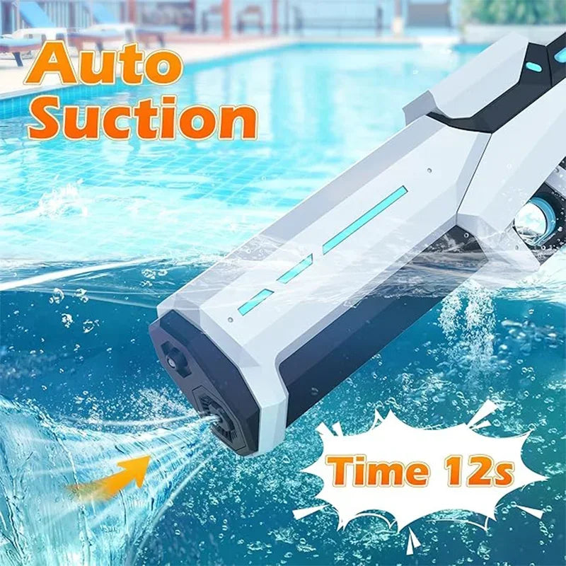 AquaBlaster Pistola d'aigua elèctrica – Reompliment automàtic Abast de 10 m