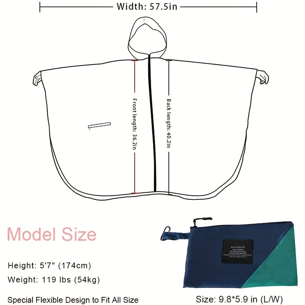 Maren – Waterdichte Regenjas met Capuchon – Voor Stad & Outdoor