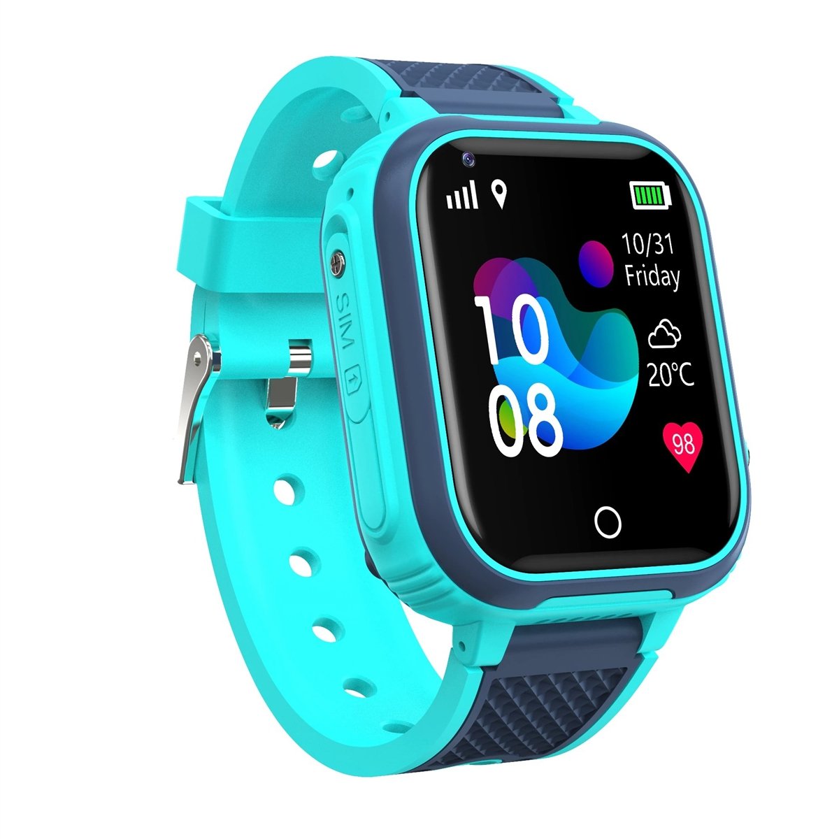 Lona – Smartwatch infantil 4G rastreador GPS e teléfono – Impermeable