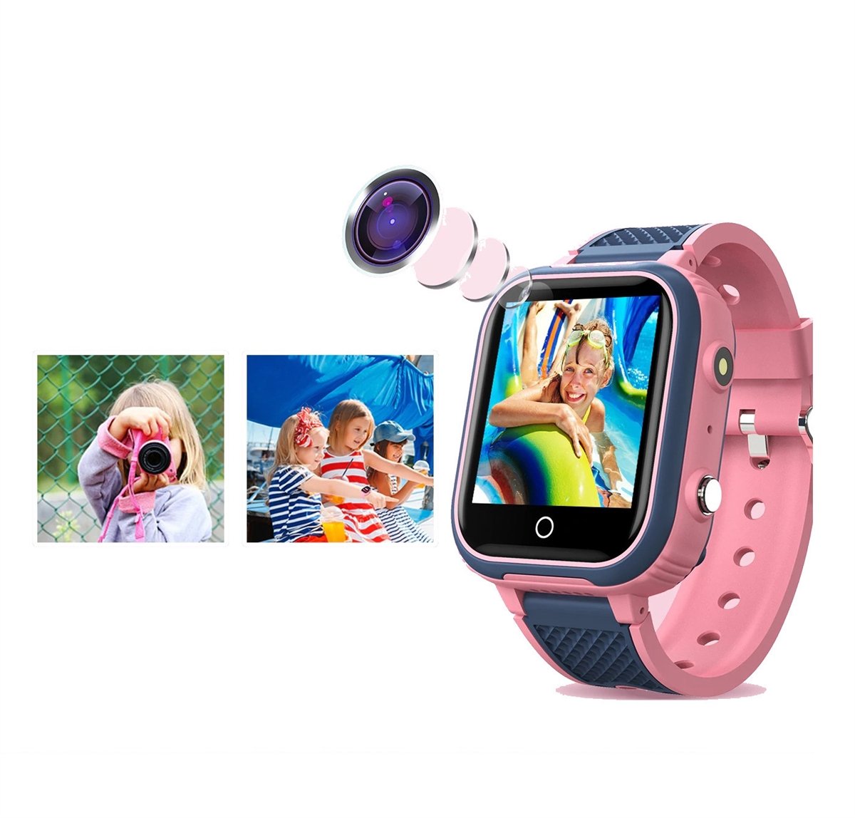 Lona – Smartwatch infantil 4G rastreador GPS e teléfono – Impermeable