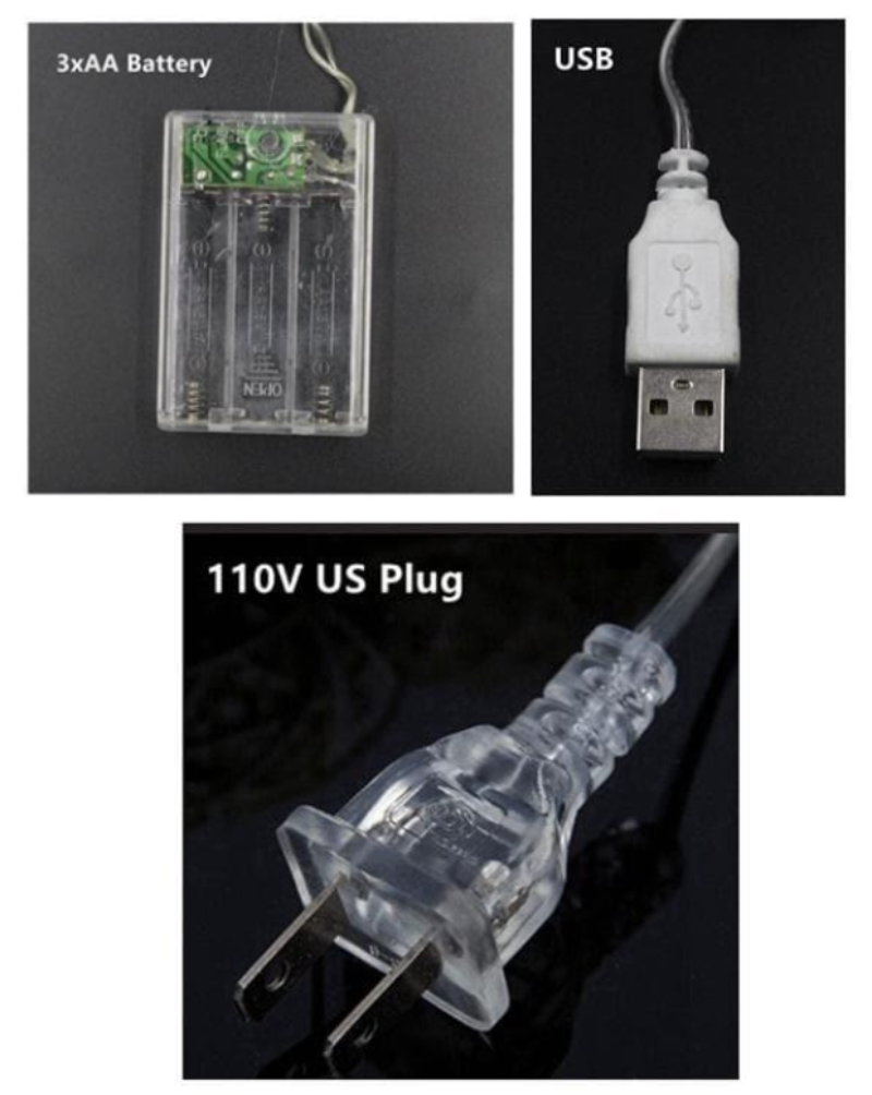 Llums de fada LED Lumora – Blanc càlid i fred amb diverses formes