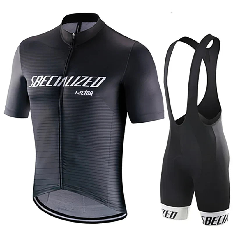 Velonex Zomer Fietskleding Set – Ademende Zomer Wielertrui & Bib Shorts voor Heren, Comfortabel & Stijlvol