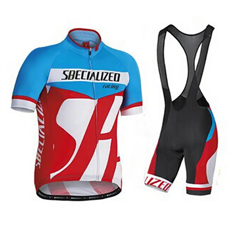 Velonex Zomer Fietskleding Set – Ademende Zomer Wielertrui & Bib Shorts voor Heren, Comfortabel & Stijlvol