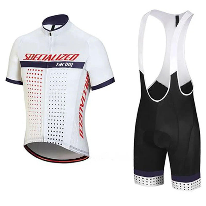Velonex Zomer Fietskleding Set – Ademende Zomer Wielertrui & Bib Shorts voor Heren, Comfortabel & Stijlvol