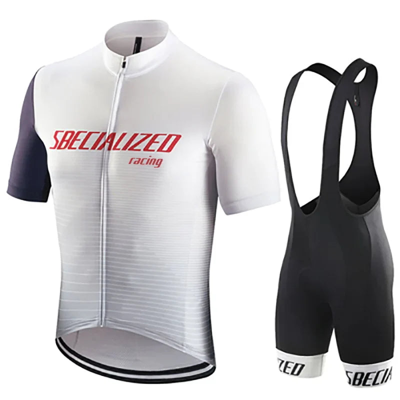 Velonex Zomer Fietskleding Set – Ademende Zomer Wielertrui & Bib Shorts voor Heren, Comfortabel & Stijlvol