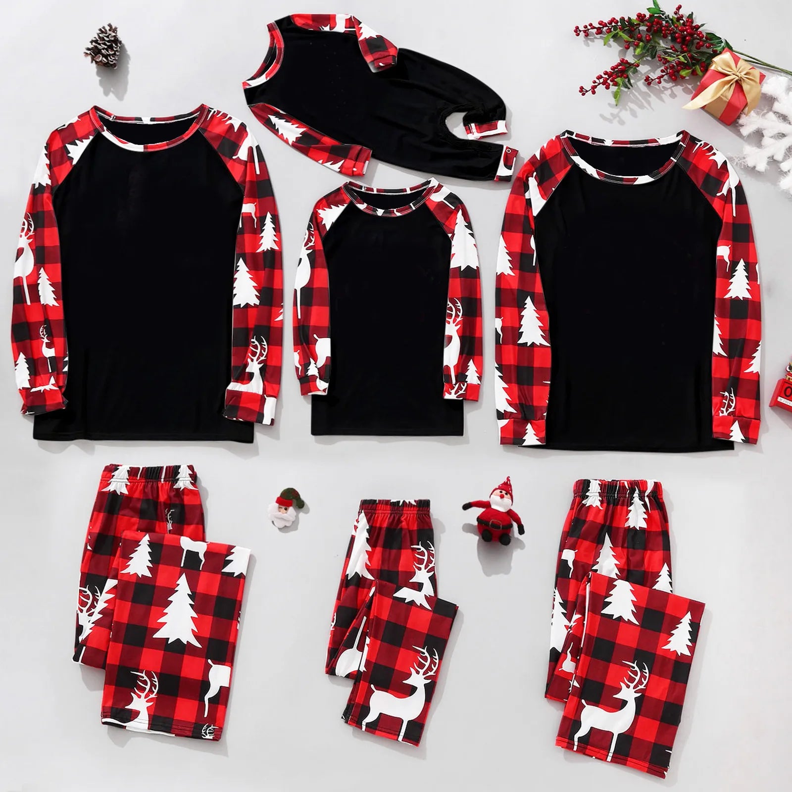 Gezins Pyjama Set voor Kerst – Mama, Papa en Kinderen 9