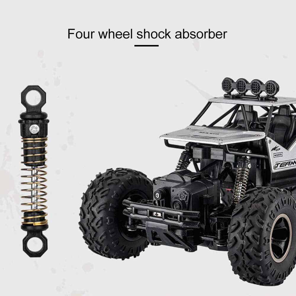 Coche RC todoterreo – Monstertruck 4WD controlado a distancia – Nenos e adultos