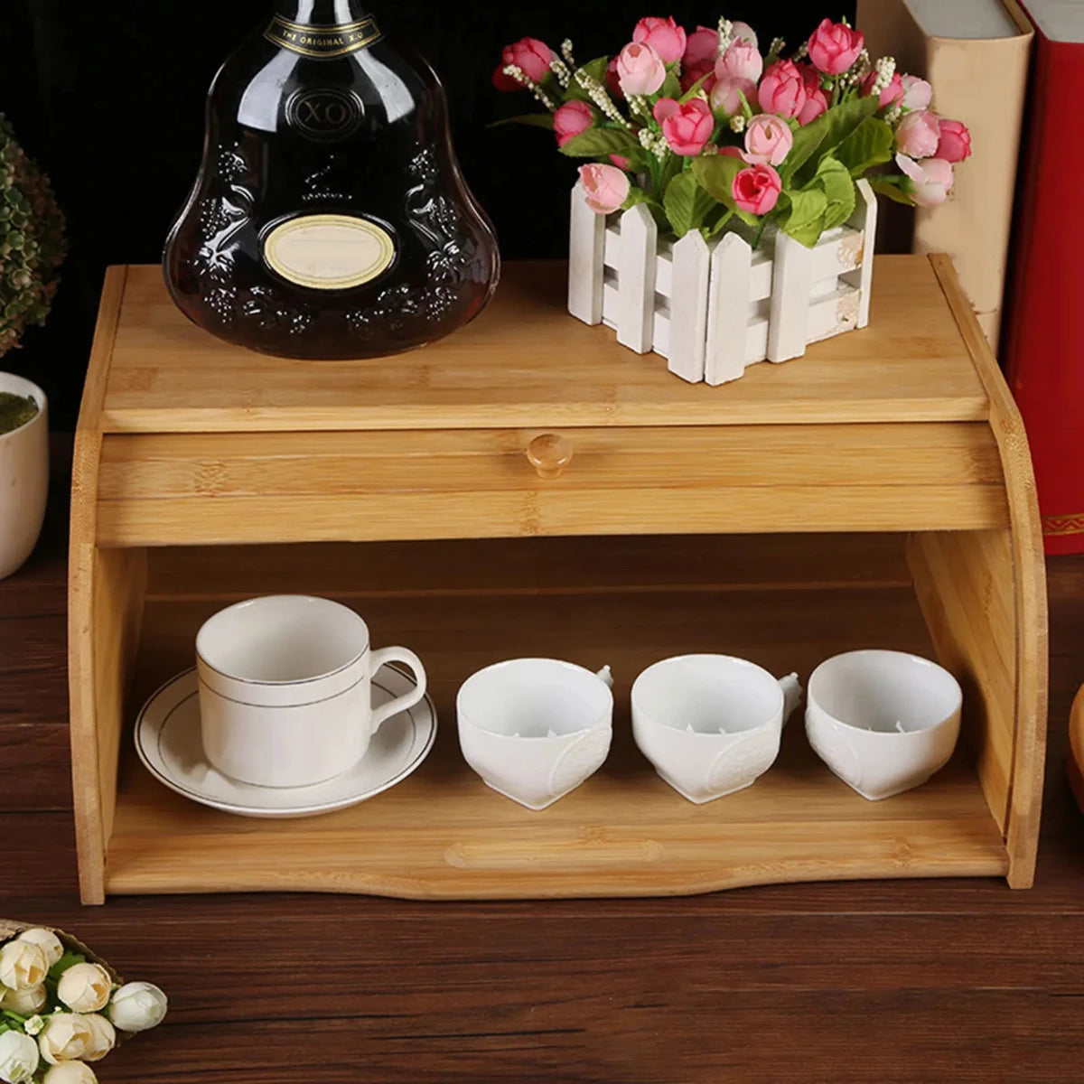 Woodora Caixa de Pão de Madeira – Design Sustentável & Respirável para a Cozinha