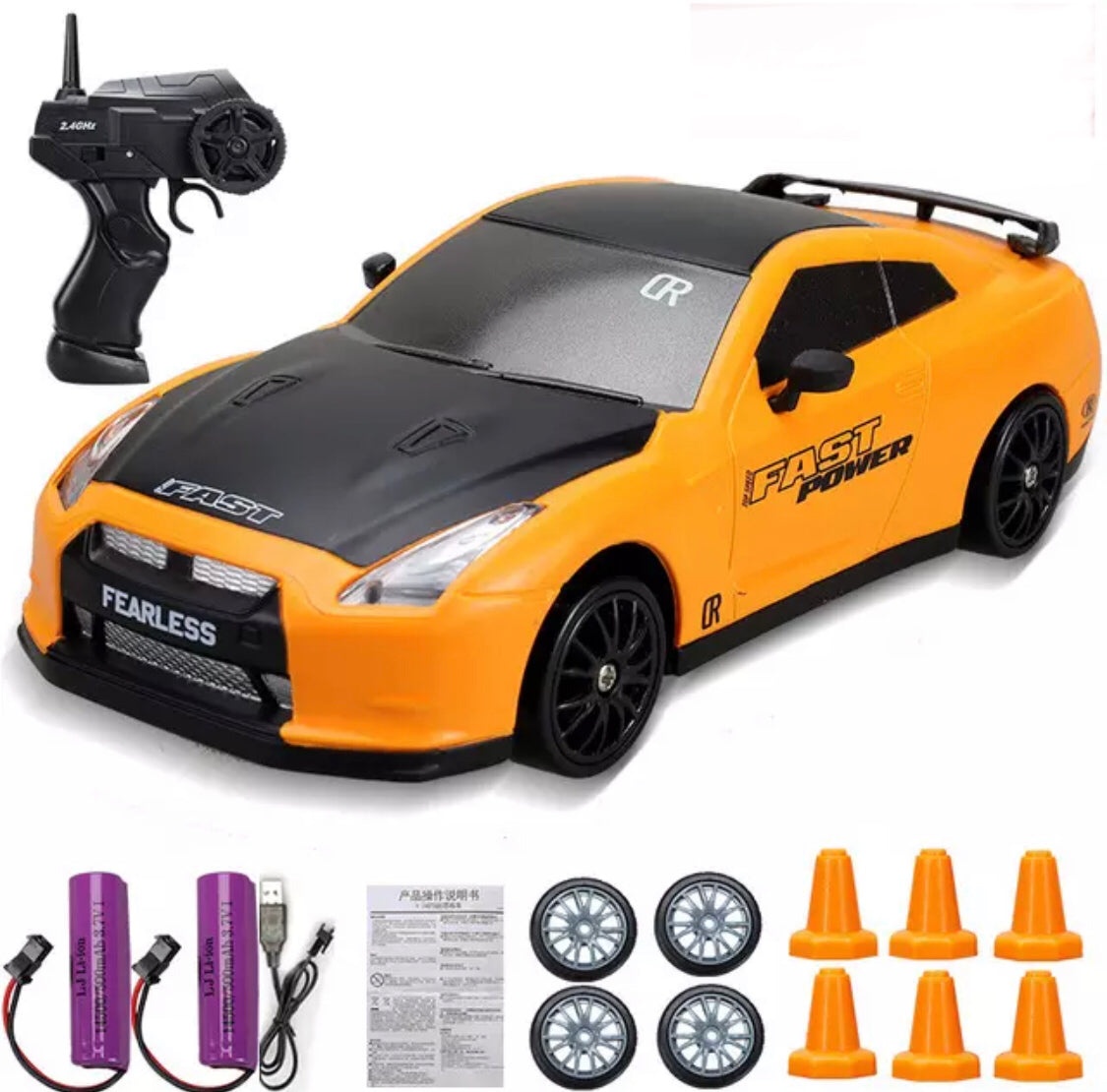 DriftX Racing Car – Elektrische RC Driftauto met Krachtige Motor en Precisiebesturing