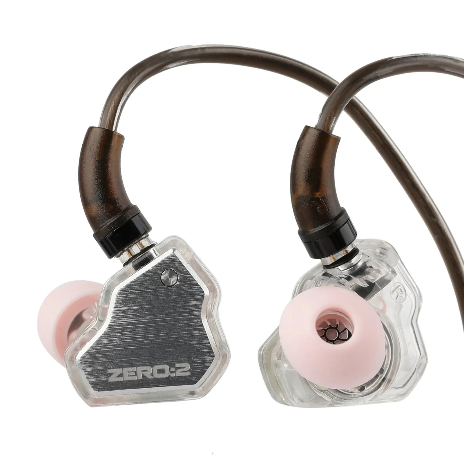 AudioPulse Zero 2 Auriculares Intraurais – Driver de 10mm e Cable OFC para Xogos