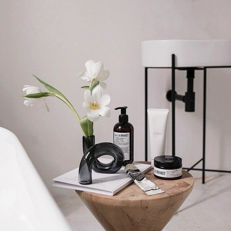 Aurevio gerro de vidre amb disseny d'ansa – borosilicat, tintat i durador