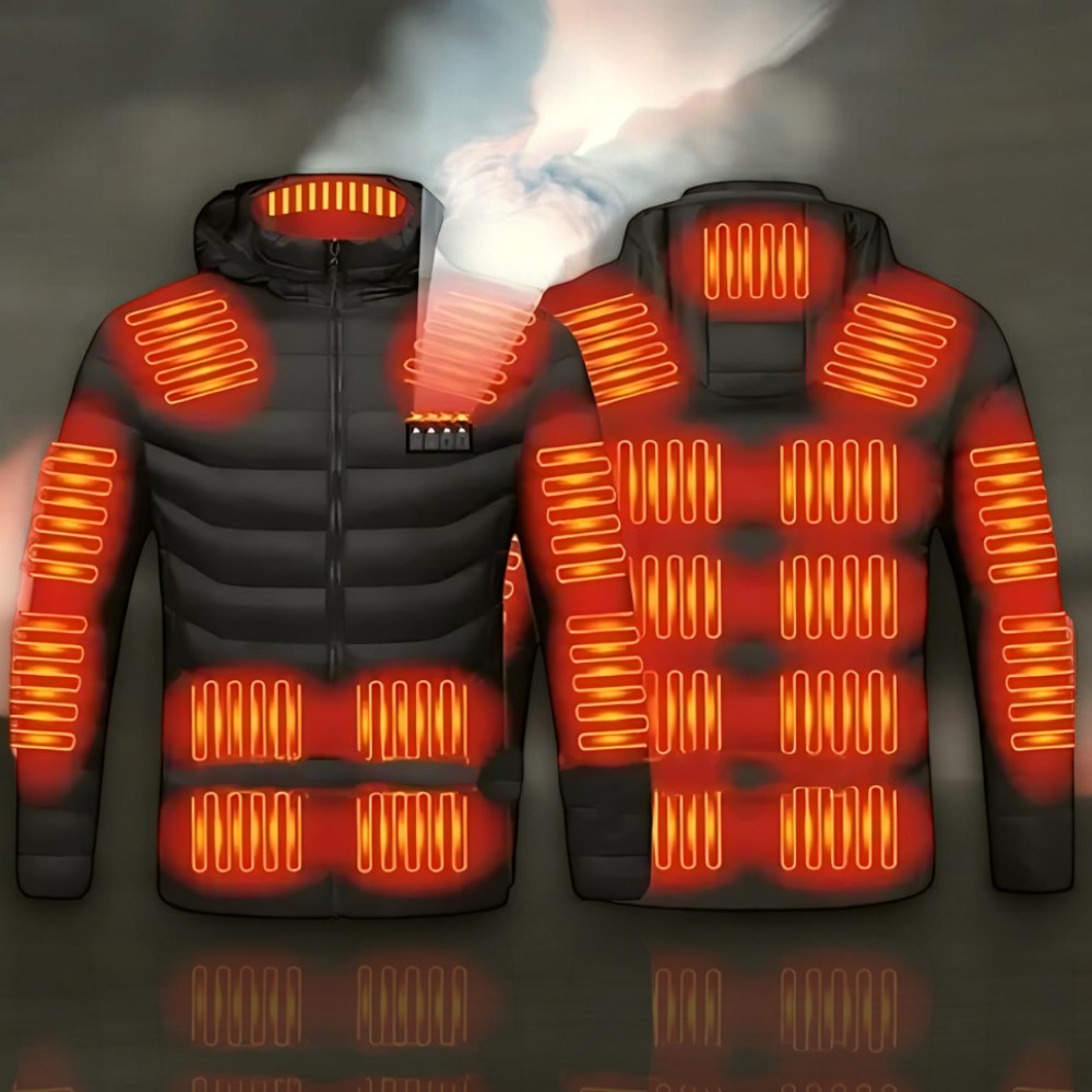 Frostiq Verwarmde Winterjas – Unisex, Oplaadbaar & Optimale Warmteverdeling voor de Winter