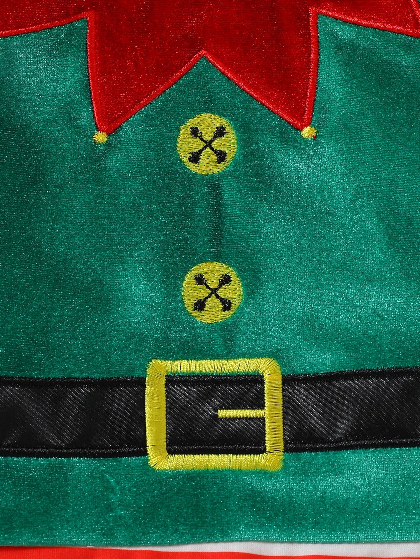 Kerst baby jumpsuit set voor jongens en meisjes met hoed 3