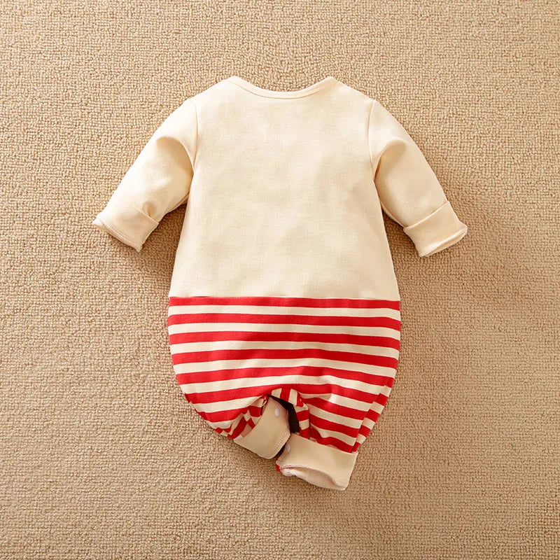 Kerstoutfit voor baby jongens met elanden, lange mouwen, 0-18 maanden 1