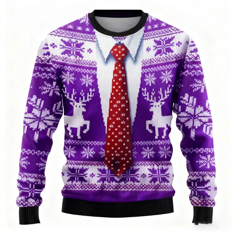 Kersttrui Dames en Heren met Uniek 3D Ontwerp - Foute Kersttrui voor Feestdagen 2