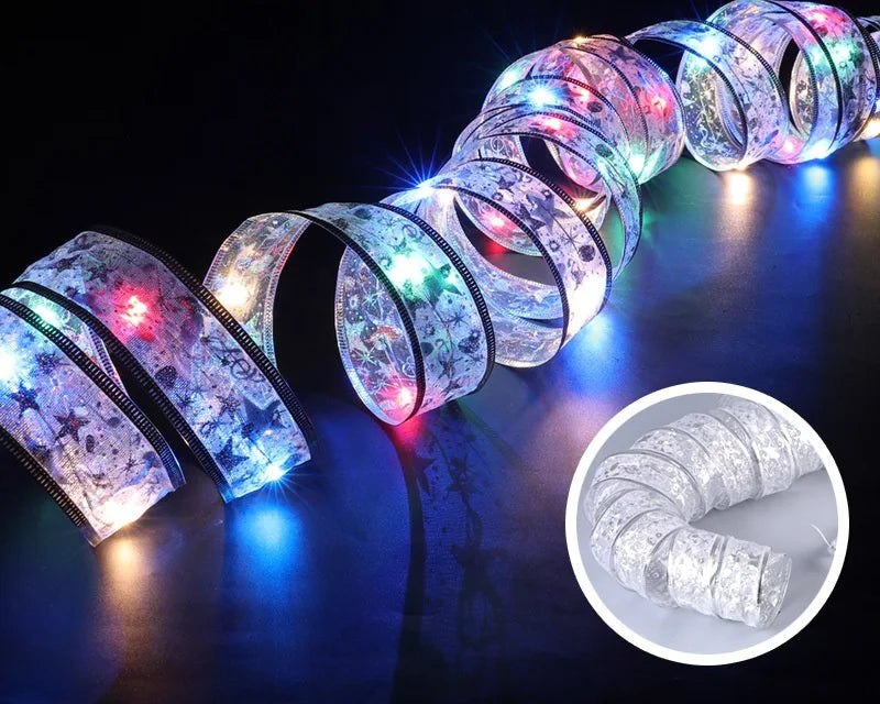 Nastro LED LumiRibbon Luci di Natale – Bianco Caldo, Flessibile e a Risparmio Energetico per Interni ed Esterni