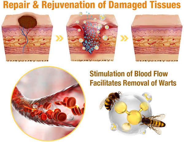 Dermavive – Spray para a pel con extracto de abella para manchas e verrugas