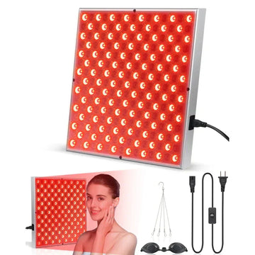 SolariX panel de terapia de luz – 225 LED rojo e infrarrojo para el hogar