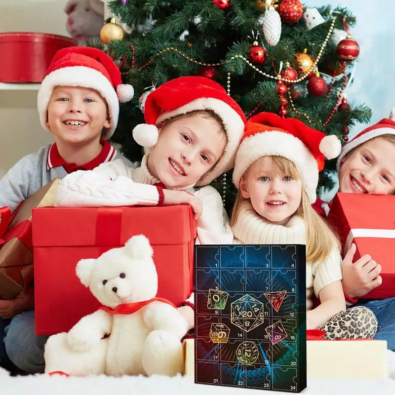 MiniJoy Calendario dell'Avvento – calendario di 24 giorni con miniature sorprese e decorazioni natalizie creative