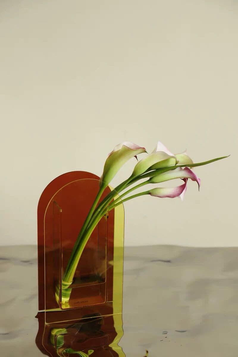 Liora Vaas – Organizador de escritorio acrílico, deseño colorido e multifuncional