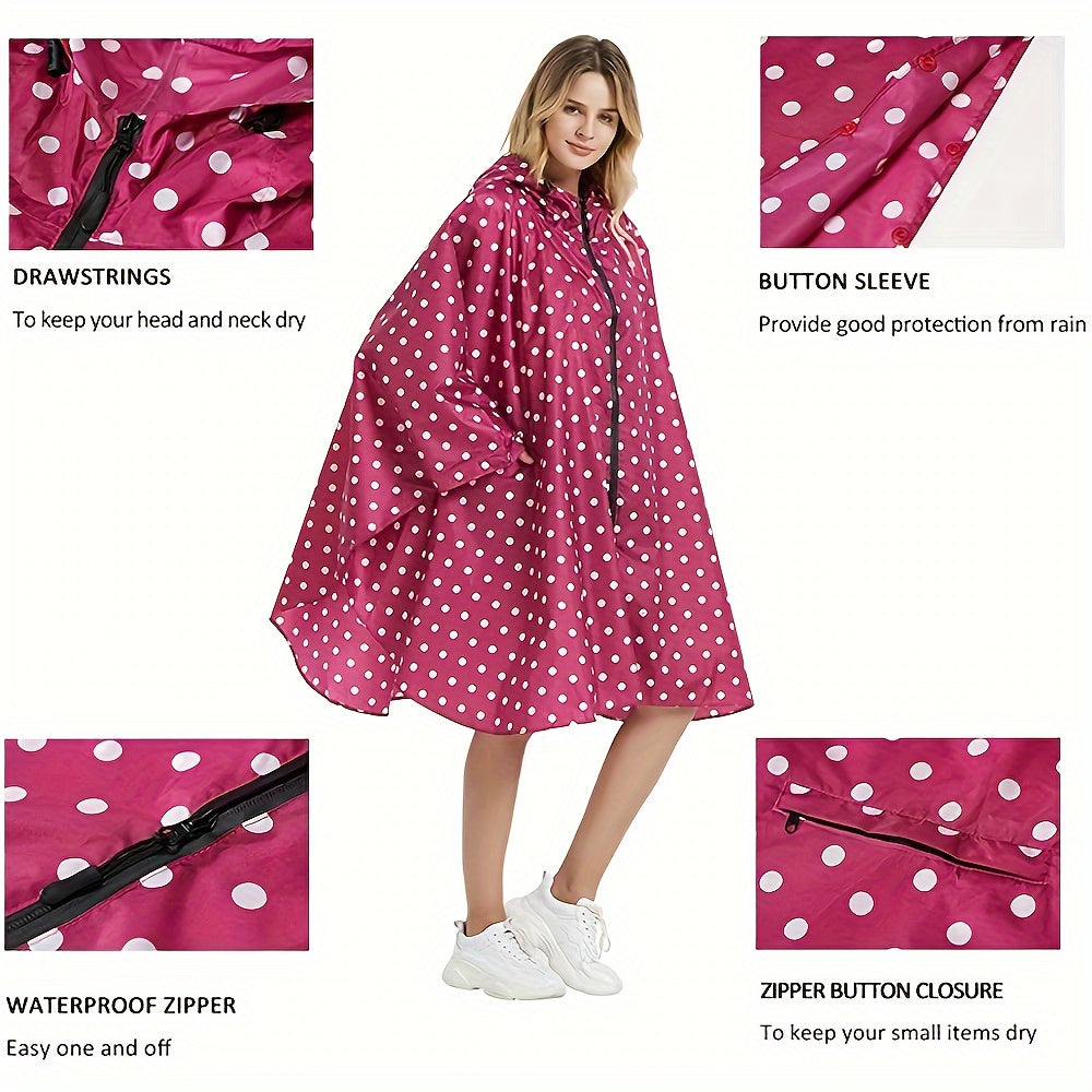 Arvia – Lichte Regenmantel met Capuchon & Zakken – Voor Stad & Outdoor