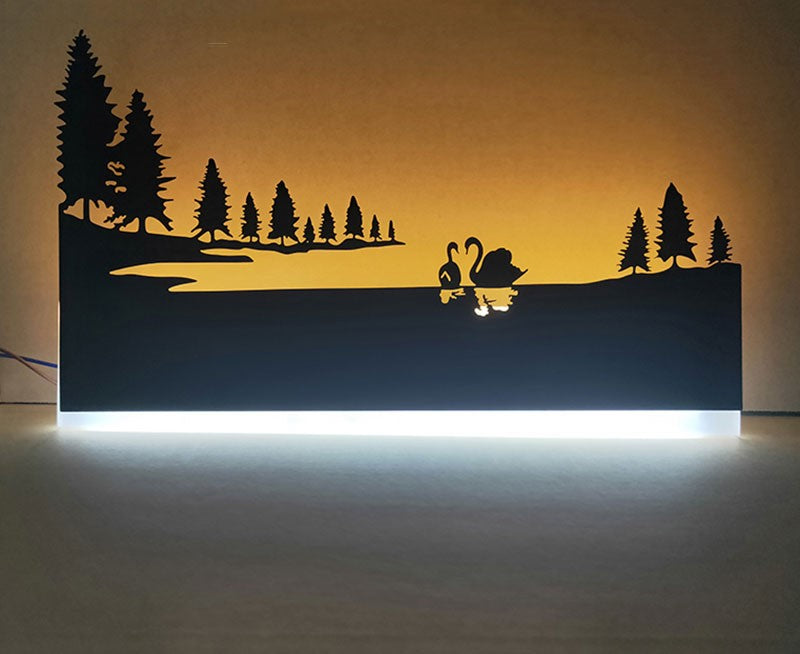 NovaVista LED Wandlamp – Decoratieve Designverlichting met Warm & Koud Lichtopties