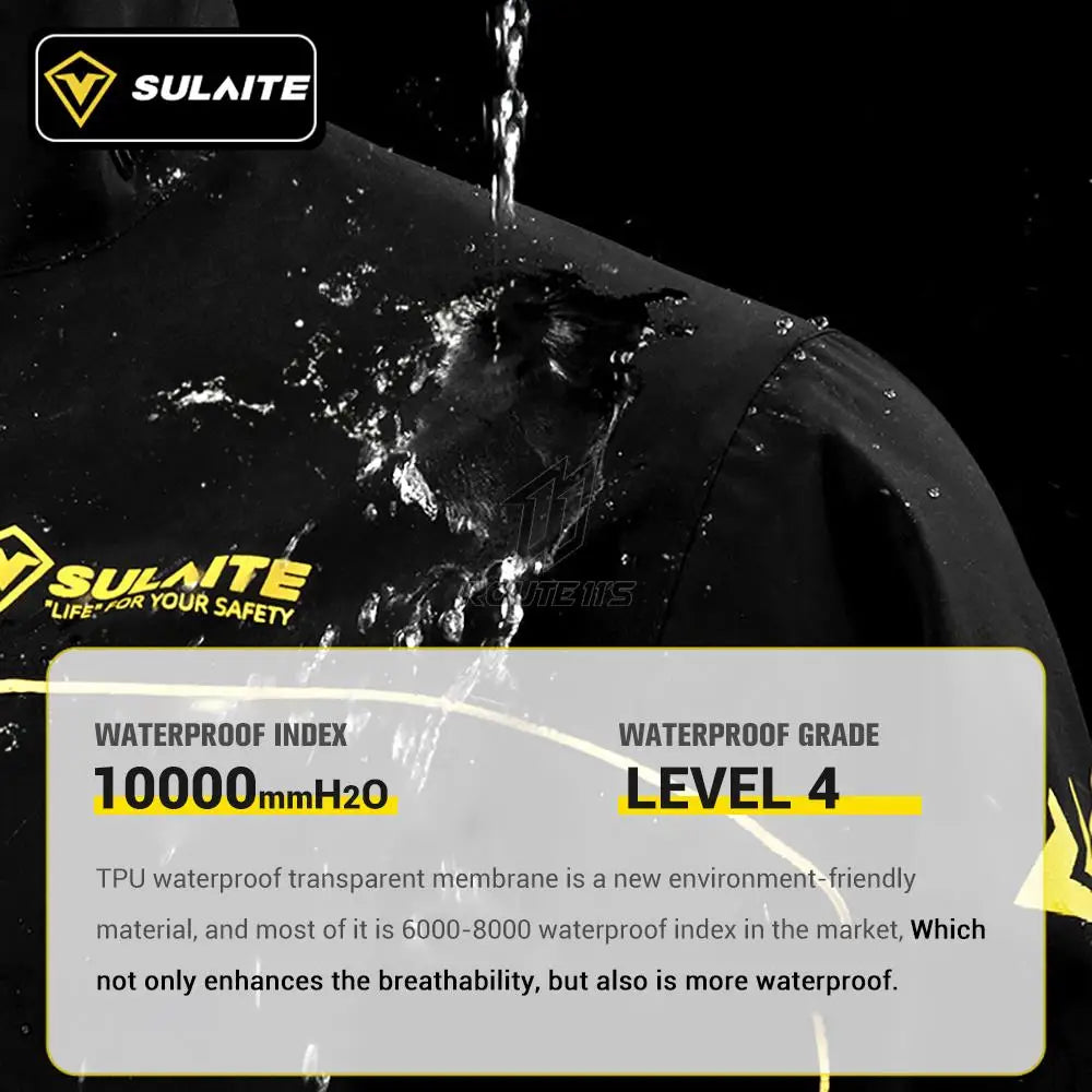 Veltano motorregenjas – Waterdichte unisex jas met ademend & lichtgewicht design