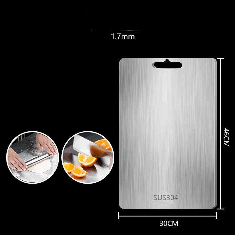 SteelCraft – Táboa de cortar alemá de aceiro inoxidable hixiénica e duradeira